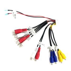 Conector de 18 pines con cable de salida y entrada de audio y video 10-RCA para adaptador de micrófono de accesorios de coche de Radio Android - Product Image 6