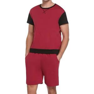 Açık eğitim spor setleri erkekler spor giyim Slim Fit Twinsets hızlı kuru erkek özel ikiz Set toptan - Product Image 6
