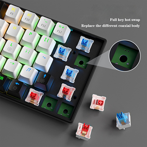 60% Wire Ergonomic Mechan <strong>Computer</strong> Switch Switches Usb Custom Backlit Mechanical Backlight Mini Rgb Gaming <strong>Keyboard</strong> - Product Image 4