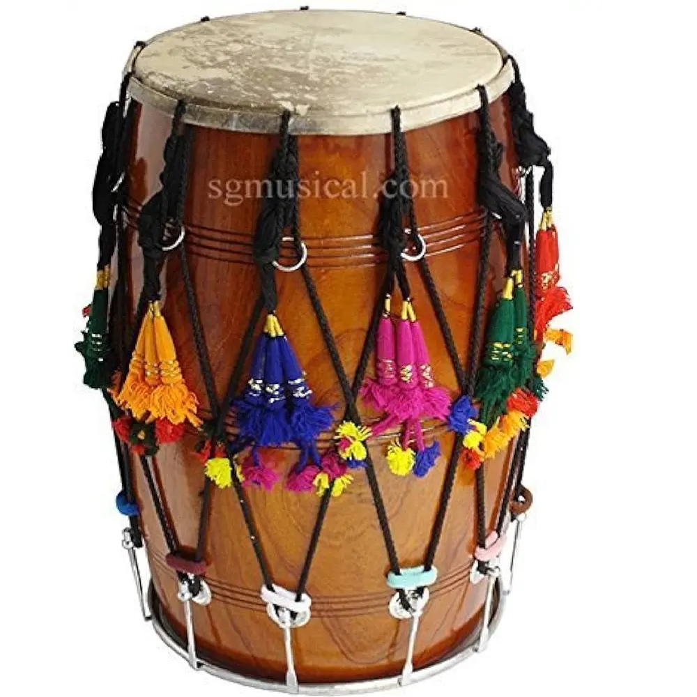 Indian Wholesale Musical Instrument Traditional Wedding-Kirtan Dholak/Dholki Indian Wooden Dholak With Nut and Bolts at Cheap