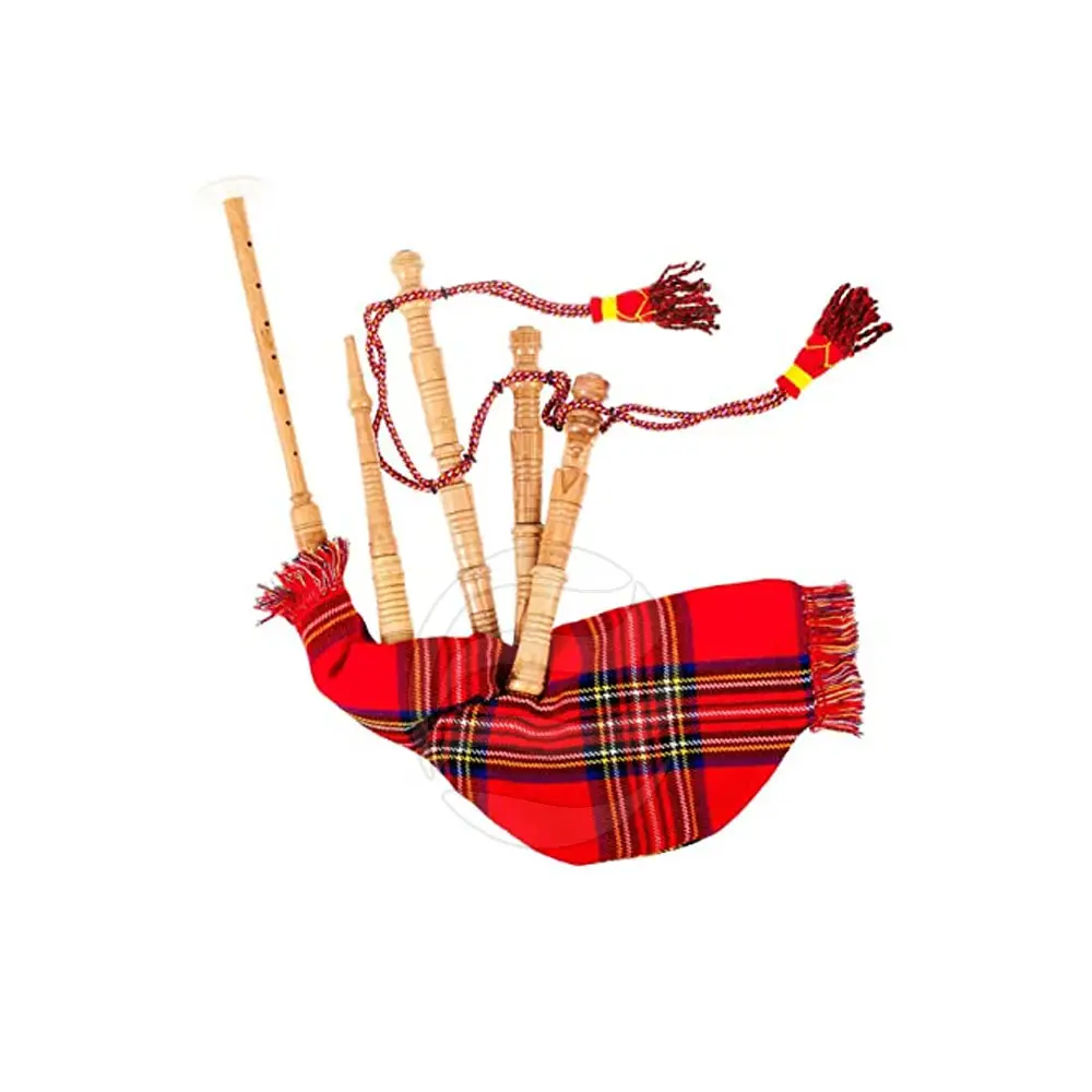 Toptan fiyat gülağacı öğrenme Bagpipe acemi el yapımı ahşap Bagpipe satılık