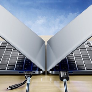 DTECH PC <strong>Data</strong> Sharing Cable USB to USB a <strong>Type</strong>-<strong>C</strong> Cable <strong>Data</strong> Transmission USB2.0 Smart KM Link - Product Image 3