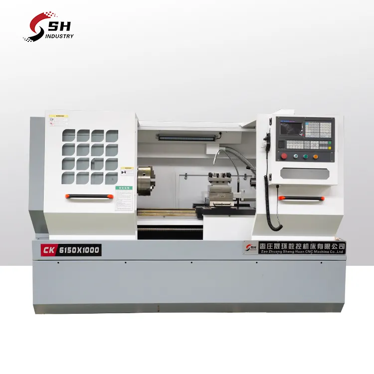 Máy tiện CNC giường phẳng ngang máy tiện ck6150 máy tiện CNC