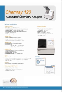 Rayto Chemray 120 автоматизированный химический анализатор, автоматическая Клиническая биохимия, 120 тесты/Часовая открытая система - Product Image 5