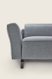 Ý thiết kế hiện đại lisbona bảy chỗ ngồi sô cô la vải Bìa sofa với Chaise longue ngả Bàn cà phê chất lượng cao - Product Image 6