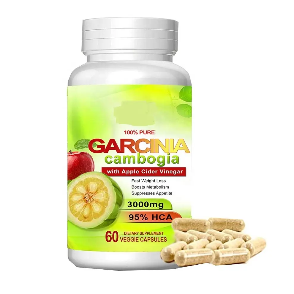 Capsule dimagranti Pure Garcinia Cambogia per la perdita di peso e migliorare la chiarezza mentale aumenta il metabolismo