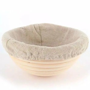 Keten kumaş tek kullanımlık pişirme seti ile Banneton sepeti için Oval yuvarlak <span class=keywords><strong>Kitch</strong></span> içinde Sourdough prova ve kek pişirme için gerekli
