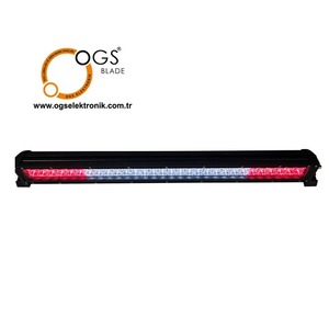 Offroad acil araçlar için Led ışık barı yangın kamyon ışık çubuğu 3W Led ızgara çakarlı lamba düz Led ışık projektör - Product Image 3