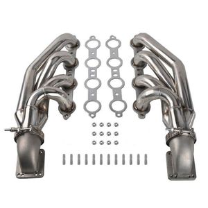 หัวท่อไอเสียสำหรับ V8 1997-2015 LS1/LS2/LS3/LS6 lsx หัวเทอร์โบผสมไอเสียกับ T4 T3ถึง3.0 "V BAND - Product Image 1