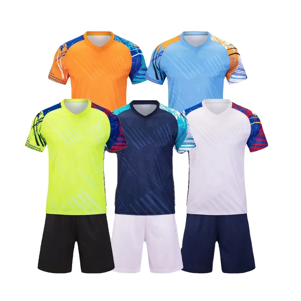 Nuevo modelo último estilo entrenamiento ropa deportiva sublimación uniforme de fútbol/precio barato Unisex hombres sublimación fútbol