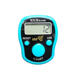 Mini contador digital LED Tasbih anillo inteligente Tally Click Beads Tracker fácil de usar herramienta de conteo de precisión recargable - Product Image 4