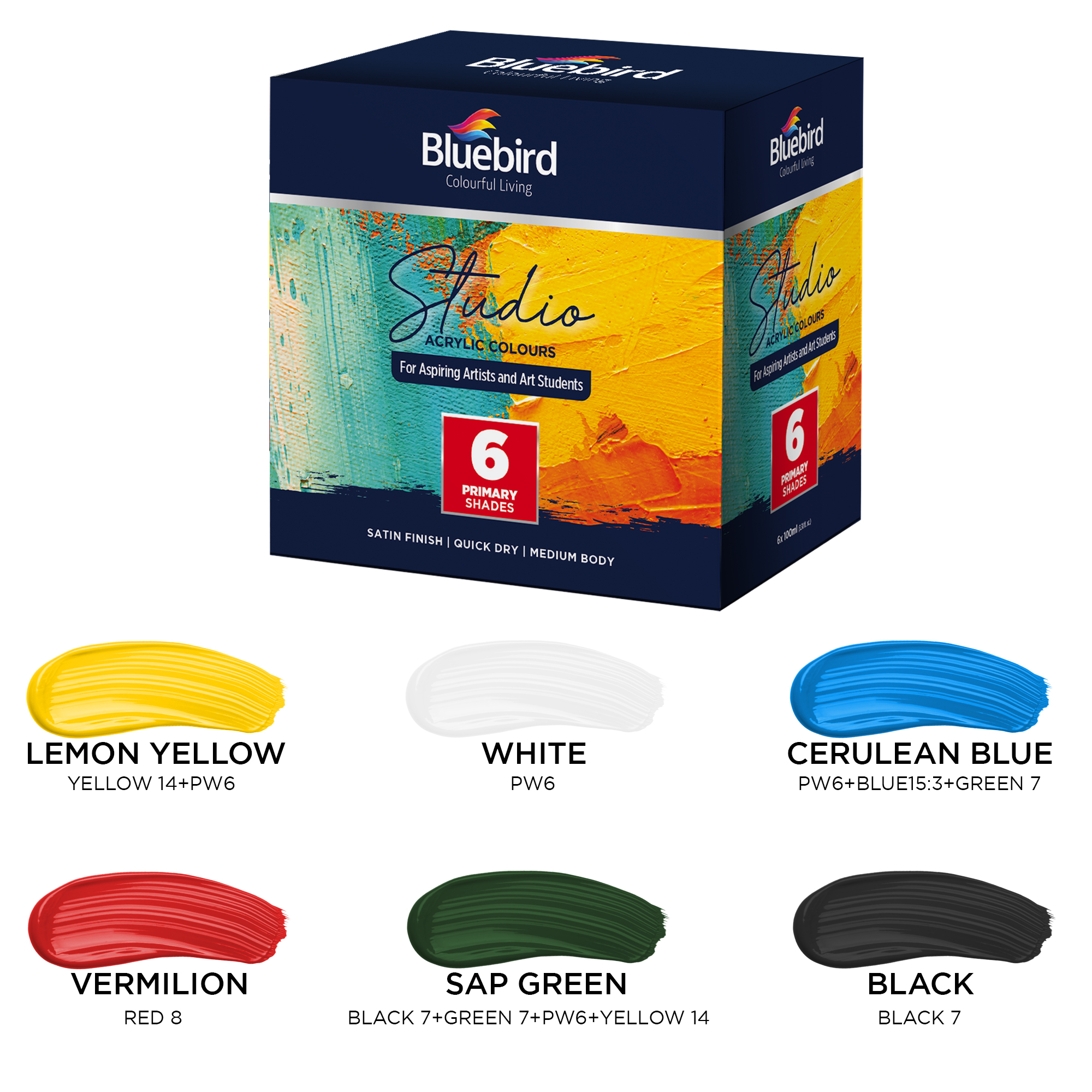 Set Of 6 Colors