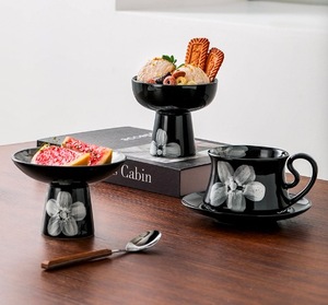 Simple Ceramic Coffee <strong>Cup</strong> Couple <strong>Cup</strong> Ins Creative Breakfast Tea <strong>Cup</strong> Set - Product Image 1