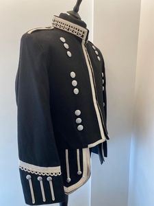 Tùy Chỉnh Kim Loại Vàng Bện Giỏ Dệt Bán Buôn Pipers Đôi Áo Khoác Ren Bện OEM Trong Cắt Trong Màu Sắc Khác Nhau - Product Image 2