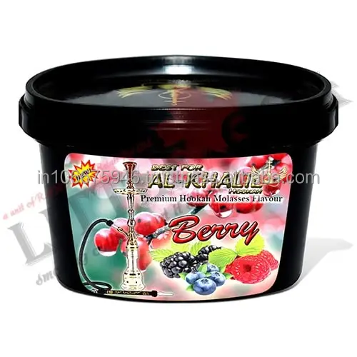 Shisha Herbal Berry Hookah Melaza sin nicotina disponible con marca personalizada-100 GM 250GM 500GM 1KG