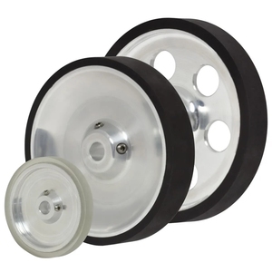 La fabbricazione della ruota rotativa su ordinazione del codificatore rotativo, 100mm 200mm 250mm 300mm durevole della ruota di misura del codificatore del PU - Product Image 2