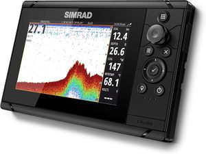 Специальная цена, Simrad Cruise, 7-7-дюймовый графплоттер с 83/200 преобразователем, предварительно загруженный C-MAP карты побережья США - Product Image 2