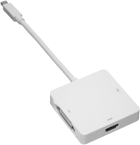 迷你显示端口至HDMI/DVI/VGA适配器，具有聚氯乙烯护套4k分辨率，适用于显示器应用 - Product Image 3
