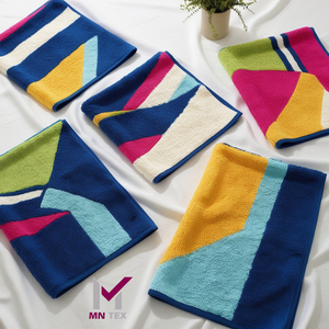 Indian Premium Multi-Color Cotton Bath Towels Quick Absorbent and Sustainable.