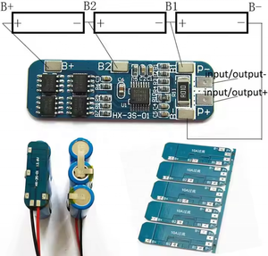 BMS 3S 11.1V บอร์ดป้องกันแบตเตอรี่10A 18650กระแสเกินจากโรงงานเสิ่นเจิ้นสำหรับก้อนแบตเตอรี่ Li-ion - Product Image 2