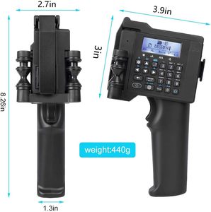 Dot Matrix mürekkep püskürtmeli el yazıcısı ve QR kod üretim tarihi kodlama ile PT2000SE karton kutu manuel toplu kodlama makinesi