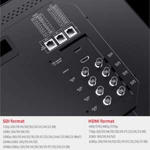 Seetec全高清1080p ATEM215S广播监视器，带SDI HDMI输入，用于便携式广播监视器和现场监视器广播