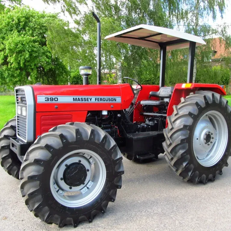 2021 4X4 Massey Ferguson 390 รถแทรกเตอร์ฟาร์มเกษตรพร้อมเครื่องยนต์ Perkins