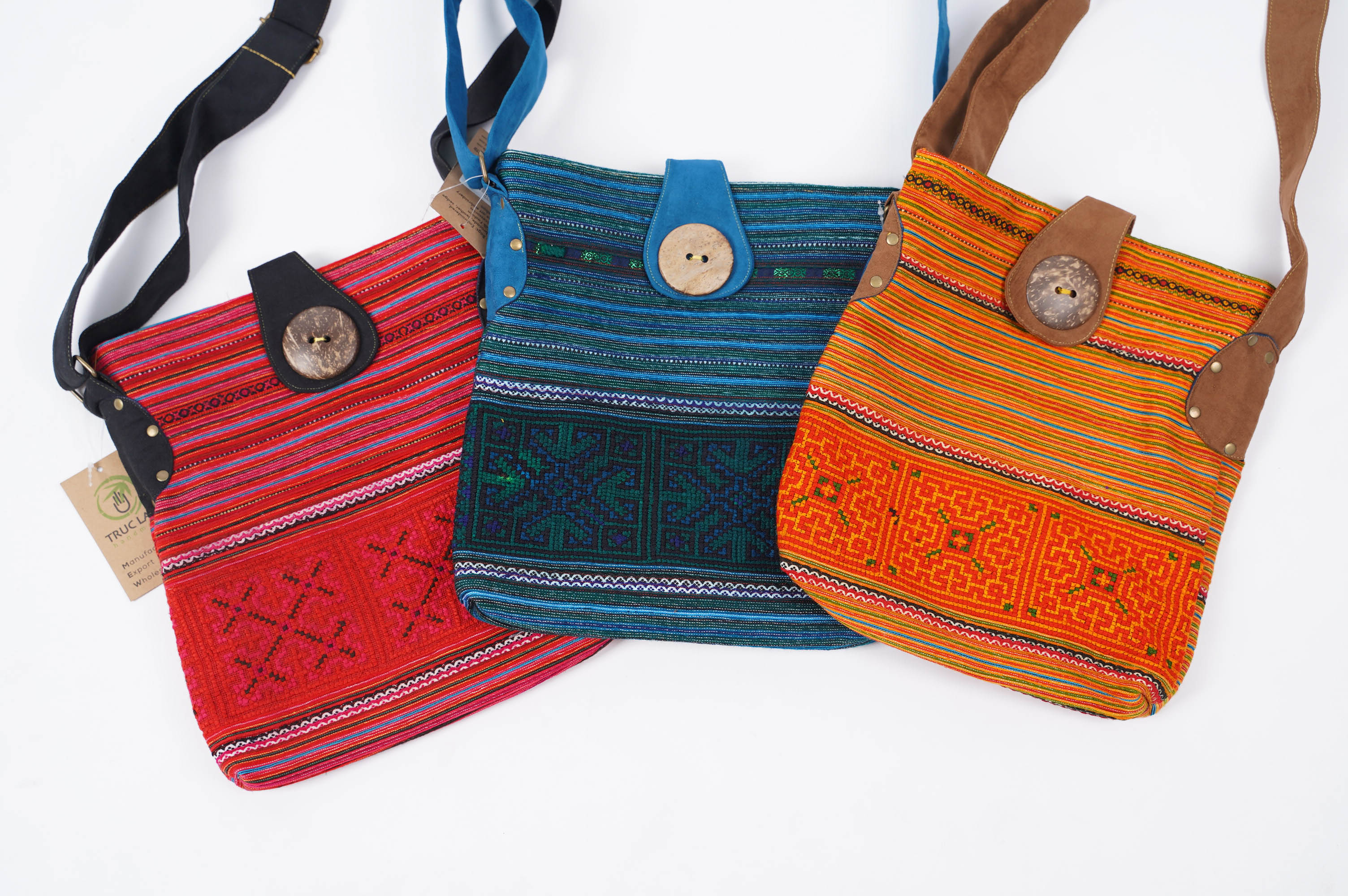 Red, Navy Blue, Orange