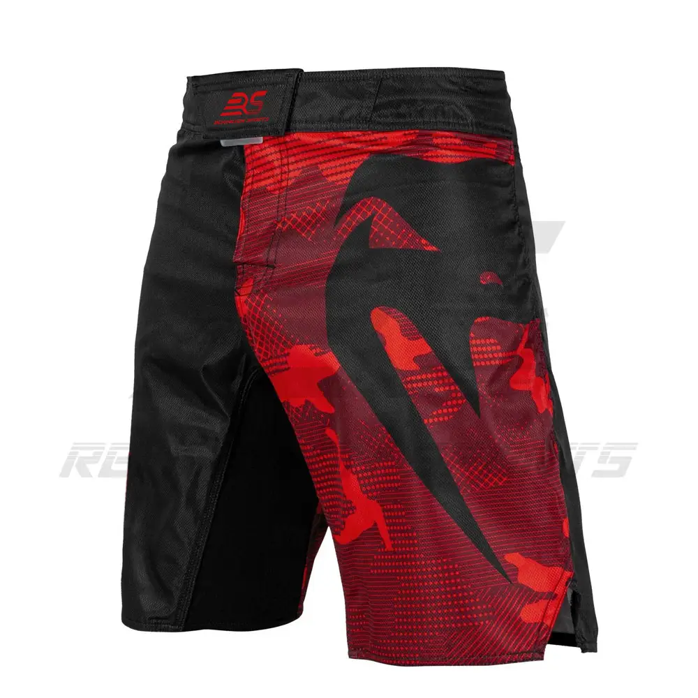 Shorts MMA profissional MMA Custom Impresso Boxe Preço Barato Shorts Confortáveis MMA Shorts