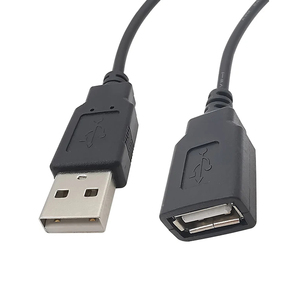 USB-A 2.0公母插头数据充电电源尾纤电缆安装USB设备更换维修DIY电缆