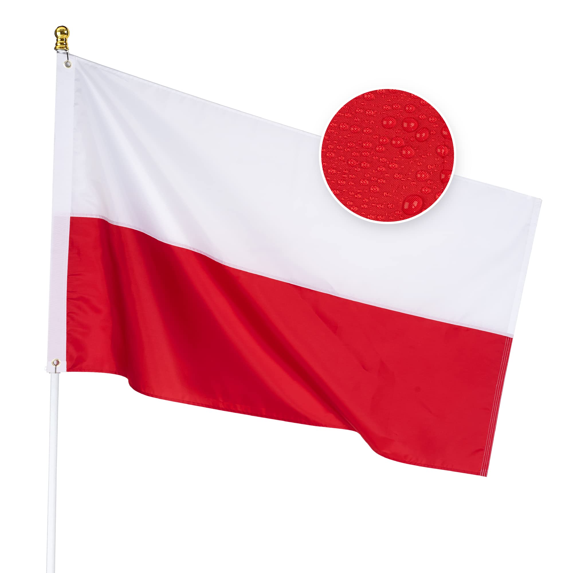 Drapeau de la Pologne