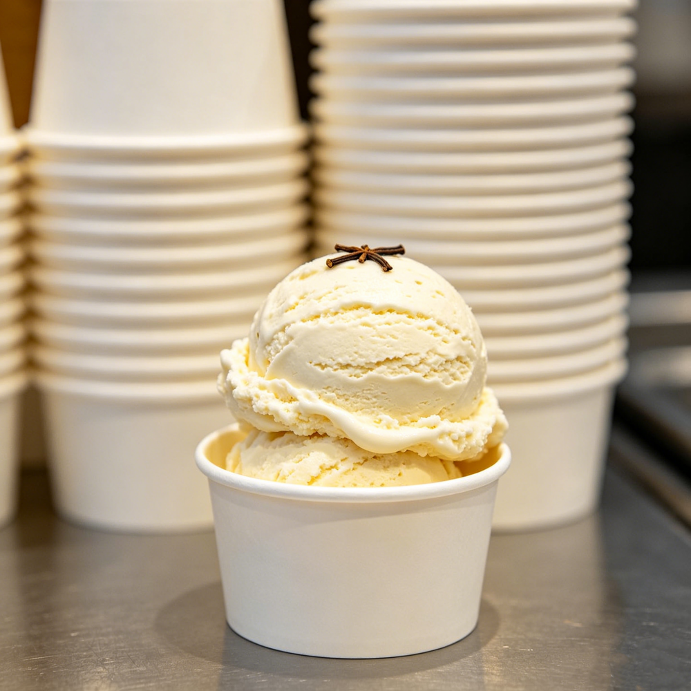 in stock plain white cup