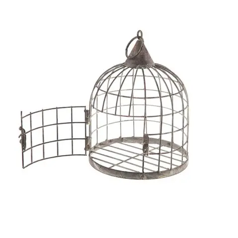 Cage à oiseaux abordable merveilleuse extrêmement bonne conception faite à la main pour la décoration de jardin cage à oiseaux fantaisie vintage