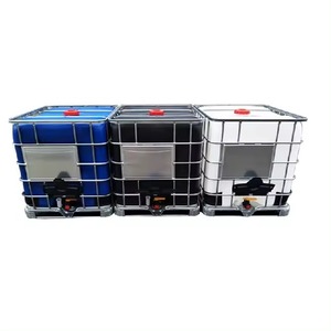 ホワイトマルチカラー500L〜1200L食品グレード貯蔵タンク新品および中古IBCコンテナHDPEポンプ圧力容器農場販売用 - Product Image 2