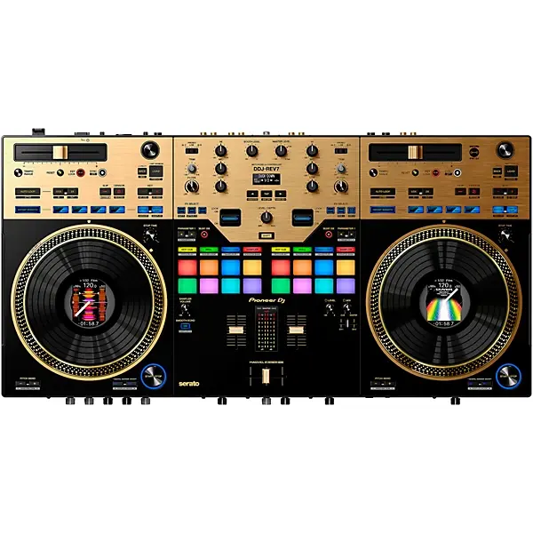 Controlador DJ profissional Pioneer DJ DDJ-REV7-N para Serato DJ Pro em ouro edição limitada