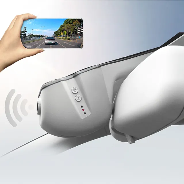 Atacado Car Camera 2-CH 2K Dashcam WiFi 2 Lens Car Camera DVR Opcional GPS Frente E Carro Traseiro Black Box Traço Cam