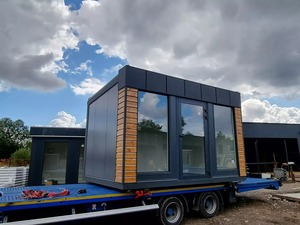 Taşınabilir ofis modüler konteyner ev 13ft- 4x3 <span class=keywords><strong>m</strong></span>
