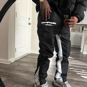 Özel süblimasyon Zip Up rüzgarlık ceket erkekler için Vintage 100% kırışık kabuk rüzgarlık naylon eşofman