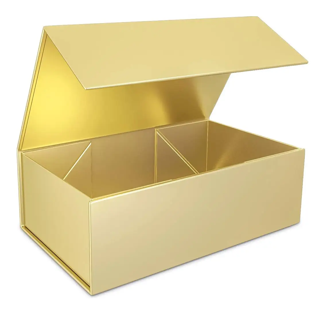 Boîtes de couleur or avec couvercle à fermeture magnétique Petit cube recyclé de luxe personnalisé à fermeture magnétique à impression personnalisée