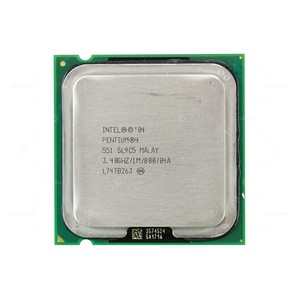 Intel Pentium 4 551 3.40GHz 1-Core 1MB önbellek 84W LGA775 soket CPU ürün kategorisi cpu'lar için - Product Image 2