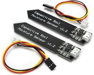 Módulo Sensor de humedad del suelo analógico capacitivo 3,3 ~ 5,5 V Detección de humedad resistente a la corrosión DIY electrónico para Raspberry Pi
