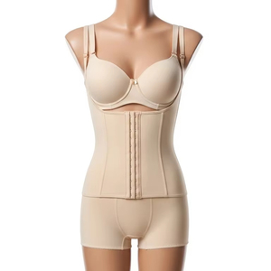 महिलाओं के लिए आकार के त्वरित शुष्क कॉर्सेट शेपर, नायलॉन स्पैंडेक्स कपड़े की सांस लेने योग्य कमर ट्रेनर शरीर - Product Image 1