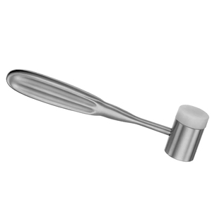 Cerrahi Mallet 190 mm 7 12 "25mm paslanmaz çelik kafa diş kemik Mallet ortopedik cerrahi çekiç - Product Image 4