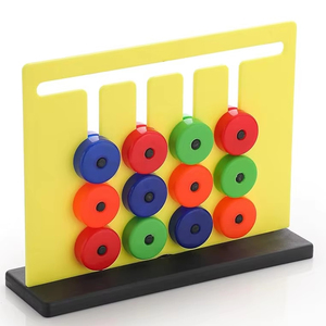Montessori Slide Puzzle <strong>Game</strong> Learning Colour and Pattern Matching for <strong>Kids</strong>, Multicolor - Product Image 2