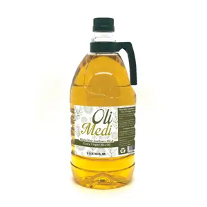 High Oleic Sunflower Oil & Extra Virgin Olive Oil Blend, Olimedi 2 l PET Bottle for retail, High Quality Blended Oil