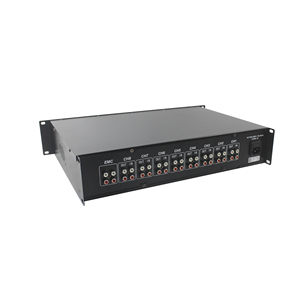 V 8-Channel Pre-Amplifier with HiFi Sound 8 Line/Mic Inputs &amp; Automatic Mute <strong>Function</strong> for Paging Mall Hotel Factory - Product Image 3