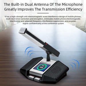 Hot Selling Wireless Conference Microphone System Video and Voting Function for Meeting and <strong>Discussion</strong> - Product Image 4