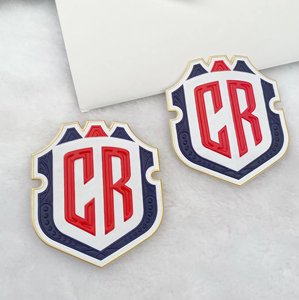 Ücretsiz tasarım düşük fiyatlı özel 3D Pvc kauçuk rozet silikon yapımı yumuşak yama bayrak takım tarzı spor demir-on PVC yamalar için - Product Image 5