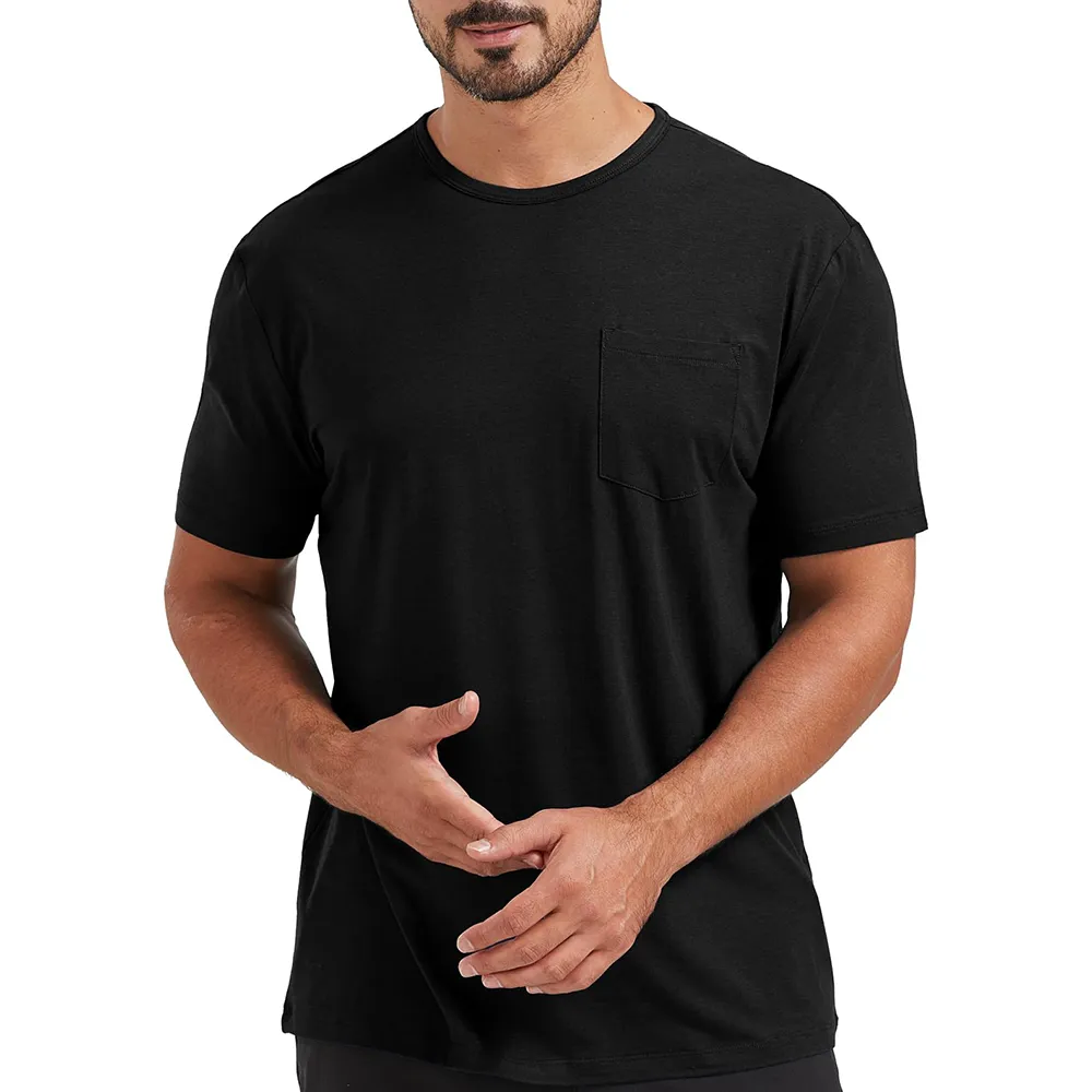 最新デザイン2024カスタムメイドOEMメンズTシャツ生地素材半袖速乾性メンズTシャツ