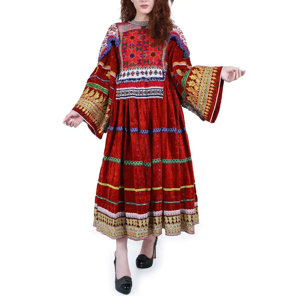 Banjara-vestido étnico vintage para mujer, vestido de fiesta tradicional de Kutchi, estilo bohemio, pakistaní, nuevo, 2023